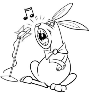 Кролик поет песни
