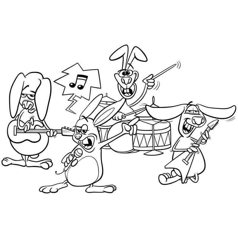 Кролики музыканты