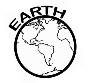 круглый глобус планета Земля