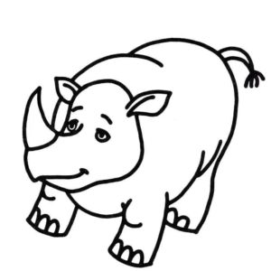 крупный носорог