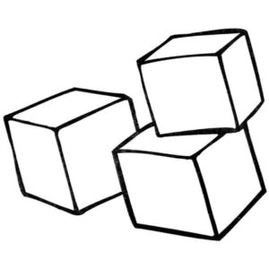 кубики из садика