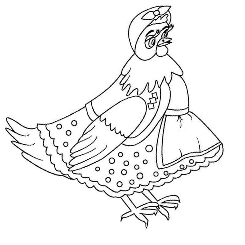 курица в платье