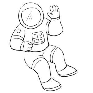 Легкий космонавт на день космонавтики