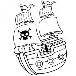 Легкий пиратский корабль