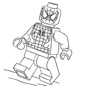 Лего человек паук