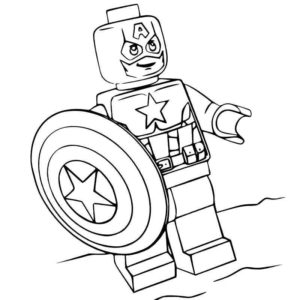 Лего капитан Америка