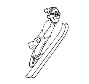 лыжник прыгун