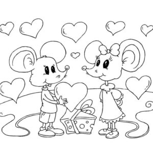 любовь между мышатами