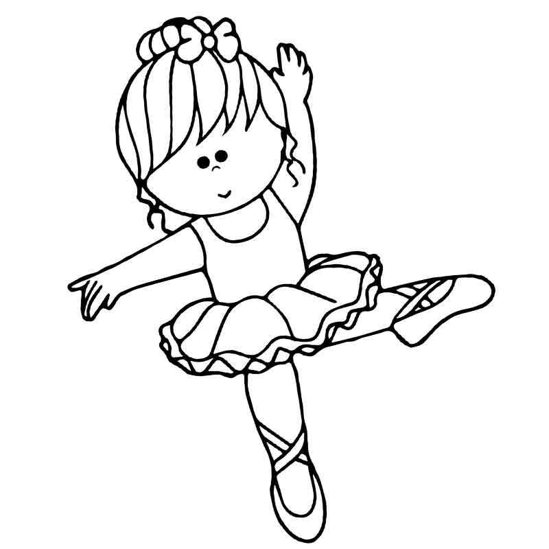 Маленькая девочка балерина