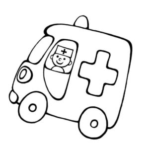 Маленькая машина скорой помощи