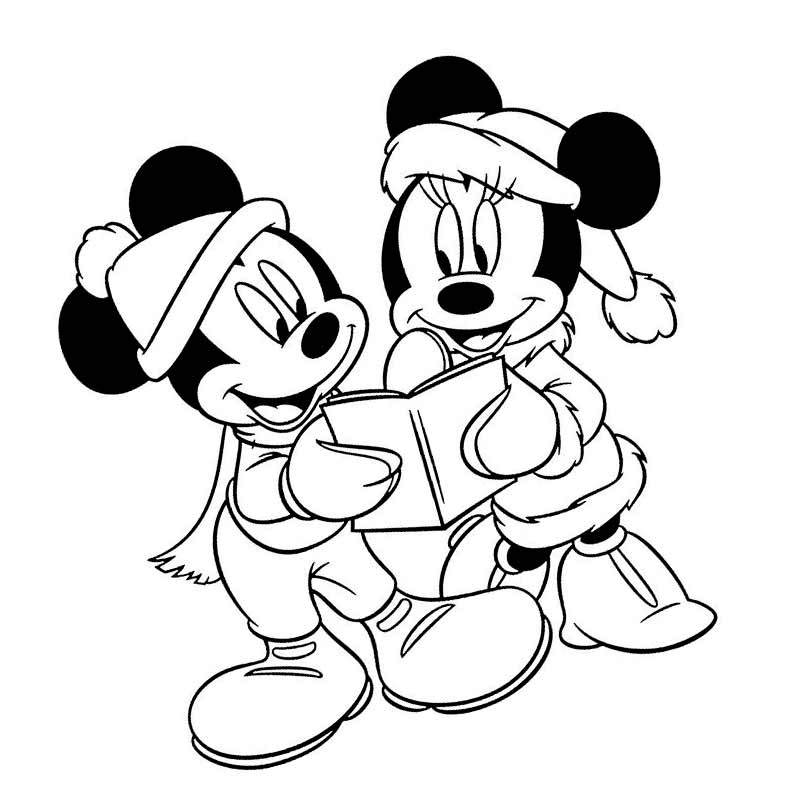 Раскраски героев диснеевских мультиков: Мини Маус (Mini Mouse) скачать