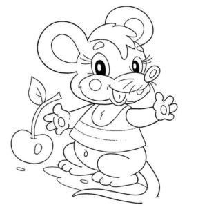 мышка и ягодка