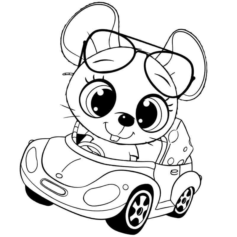 мышка водитель