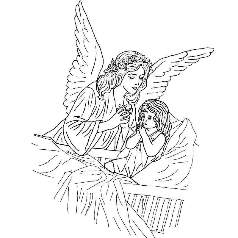 КНО4511 Раскраска по номерам Мой ангел-хранитель