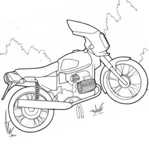 Раскраска мотоциклы