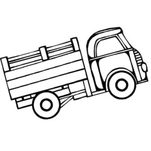 мультяшный грузовик