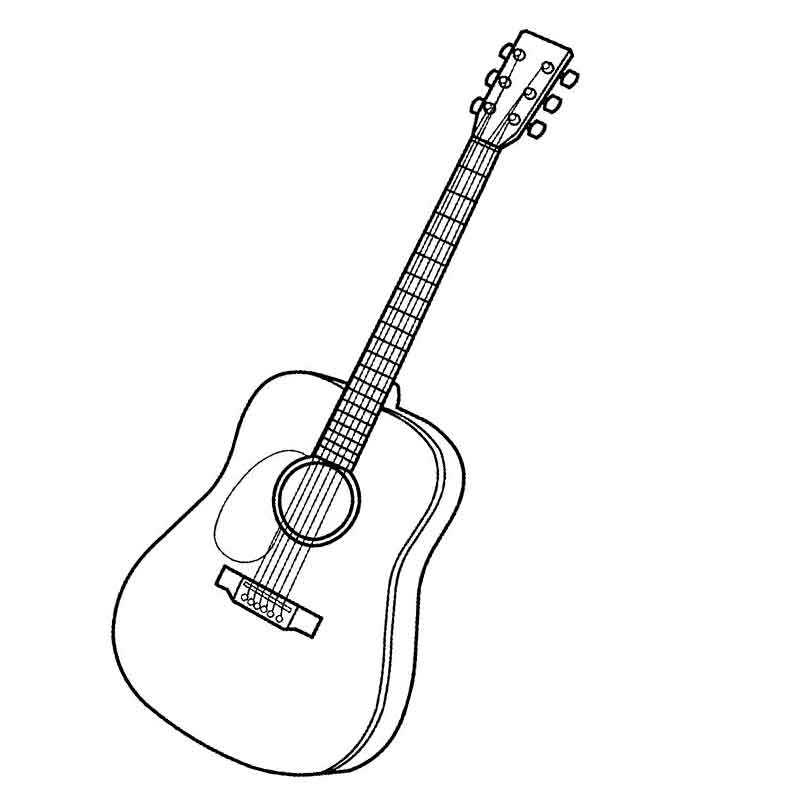 Музыкальный инструмент гитара