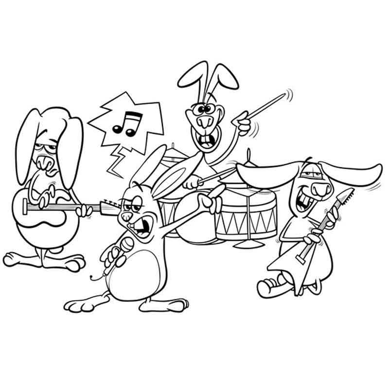 Музыканты кролики