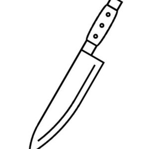 нож с острым лезвием