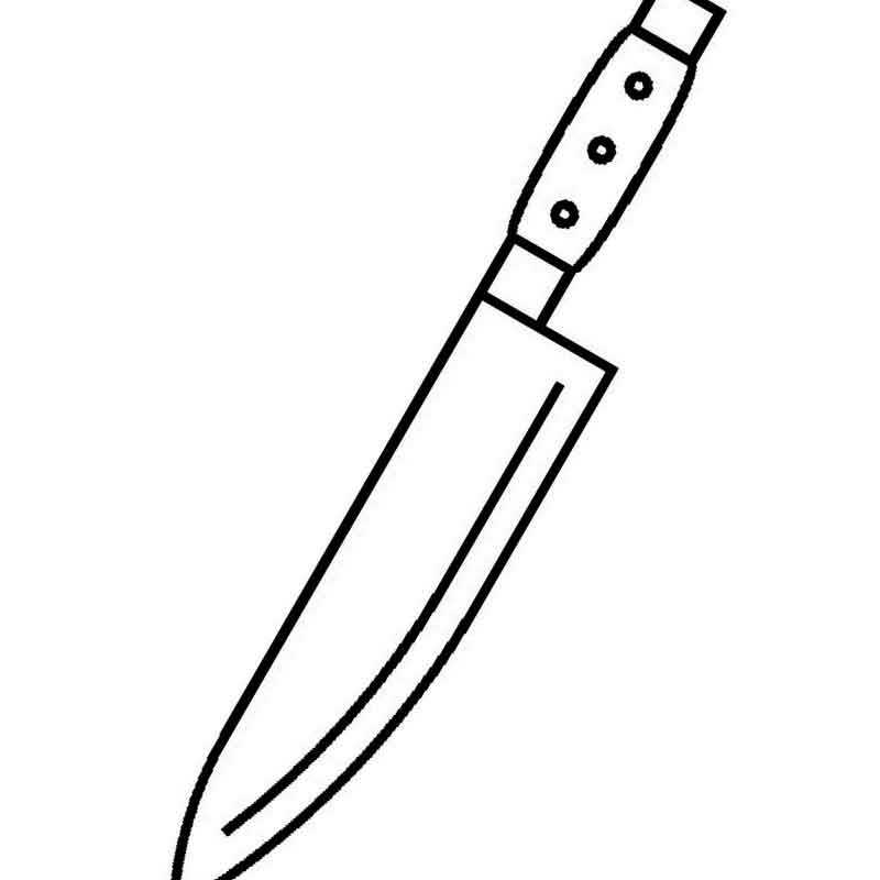 нож с острым лезвием