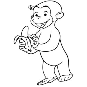 обезьянка и банан