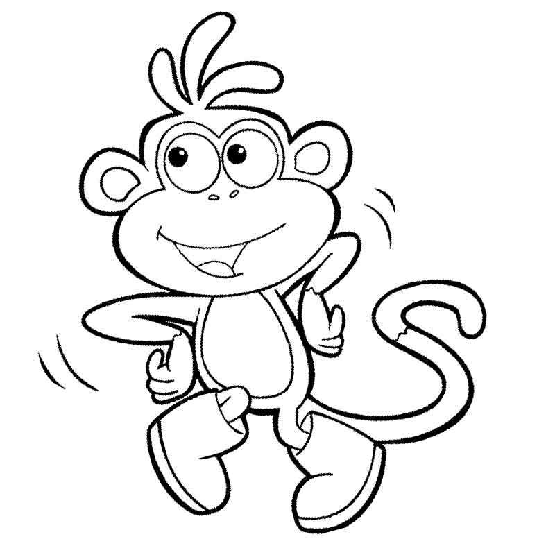 обезьянка пляшет