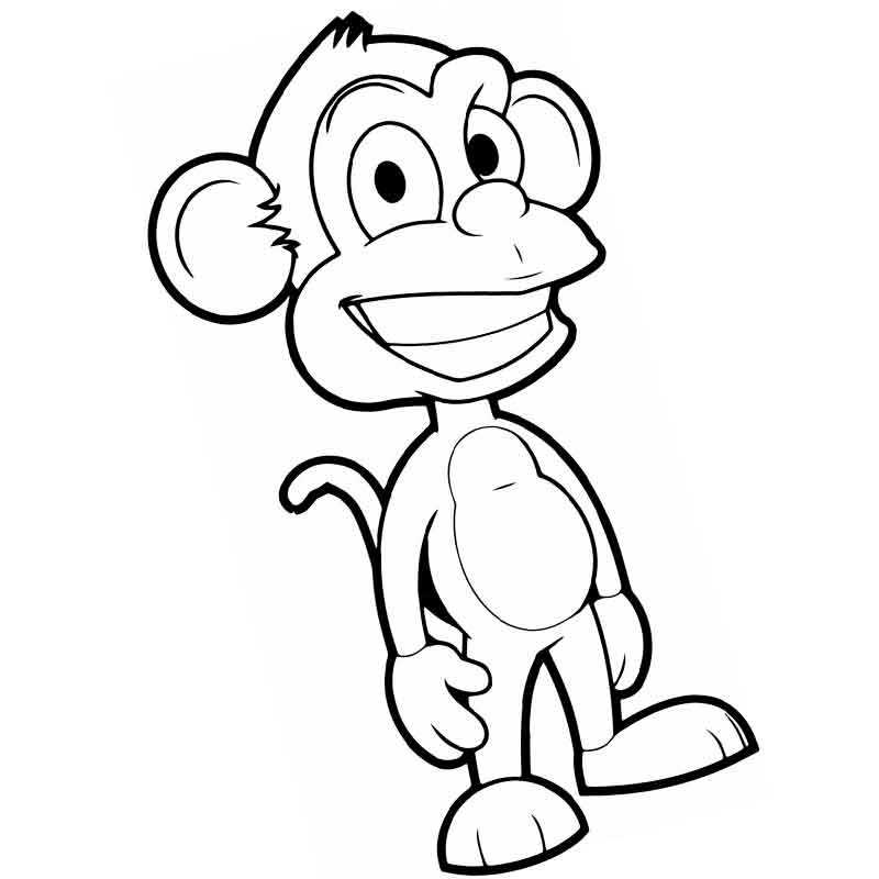 обезьянка счастливая