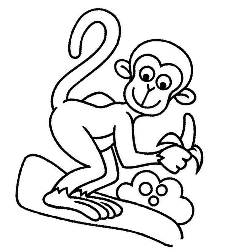 обезьянка со своим бананом