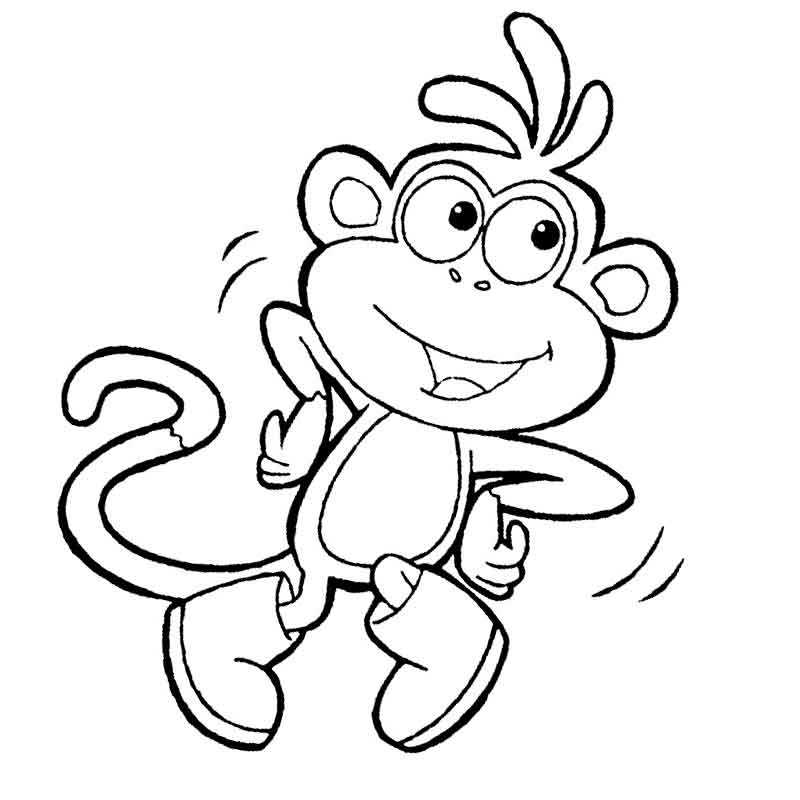 обезьянка танцует