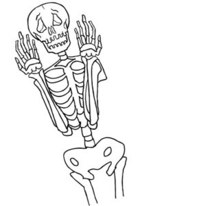 обиженный скелет