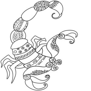 один из знаков зодиака скорпион