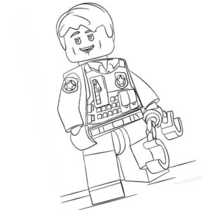 Офицер полиции лего