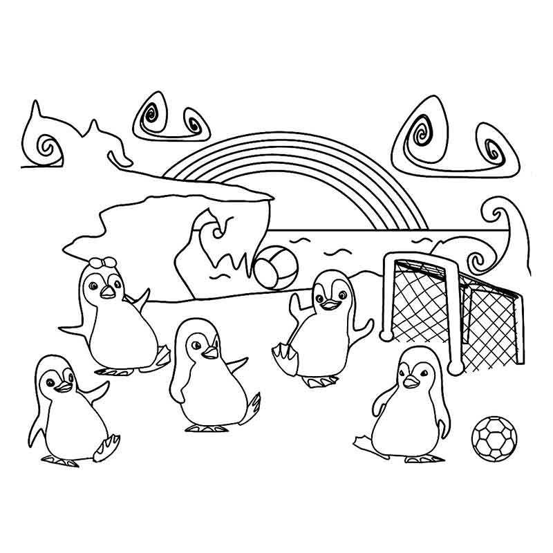 Рисунок Пингвиненок Лоло № - «Зимняя сказка» ( - )