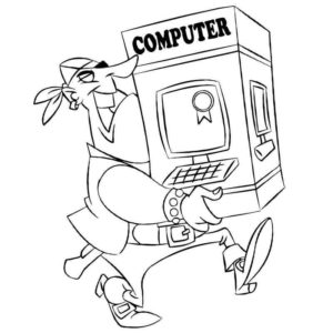 пират и компьютер