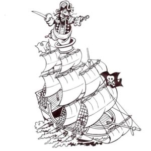 Пираты на боевом корабле