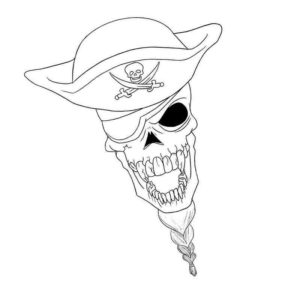 пиратский череп