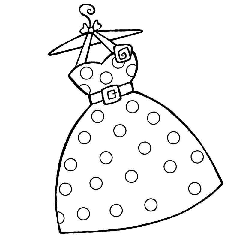 платье на вешалке