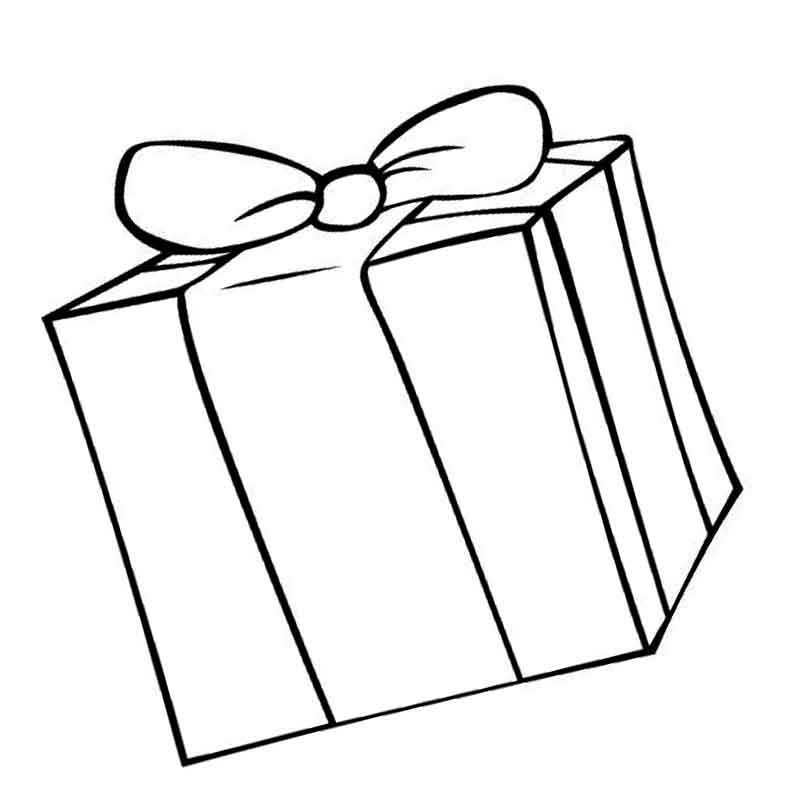 подарок в коробке