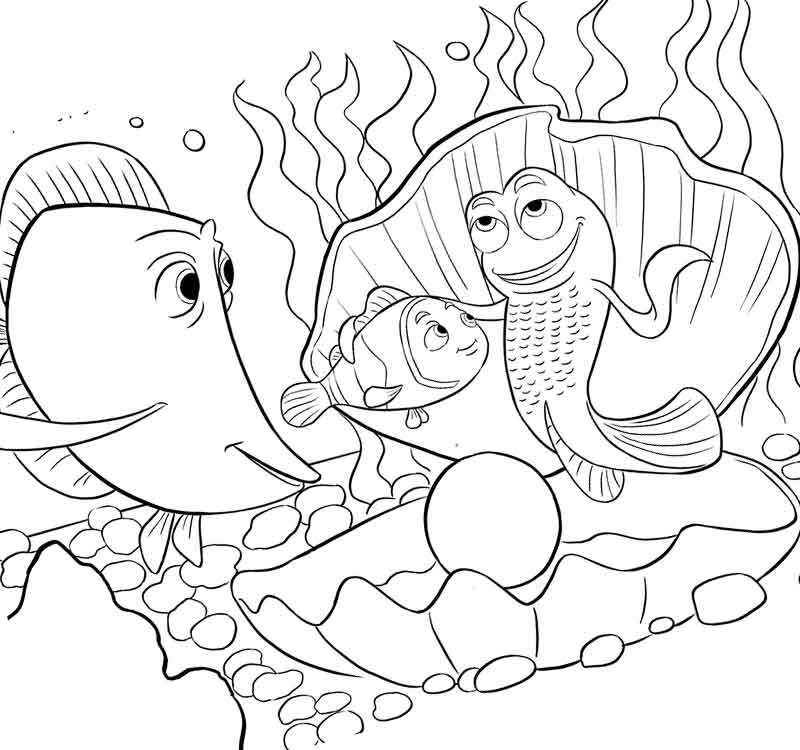 подводный мир Немо и Дори