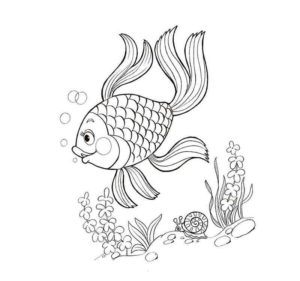 подводный мир золотая рыбка