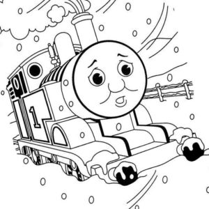Поезд застрял в снегу