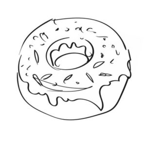 пончик круглой формы