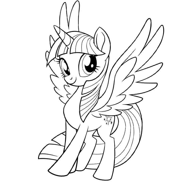 Раскраска по точкам «Мой маленький пони. Чудеса из эквестрии»