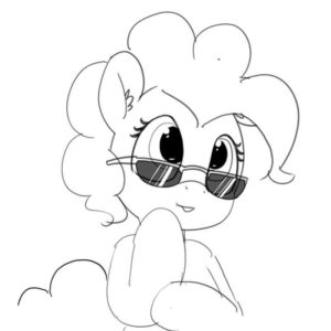 Пони Пинки пай в очках