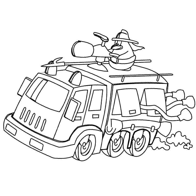 Рисунки для детей карандашом пожарная машина (22 фото) 🔥 Прикольные картинки и юмор