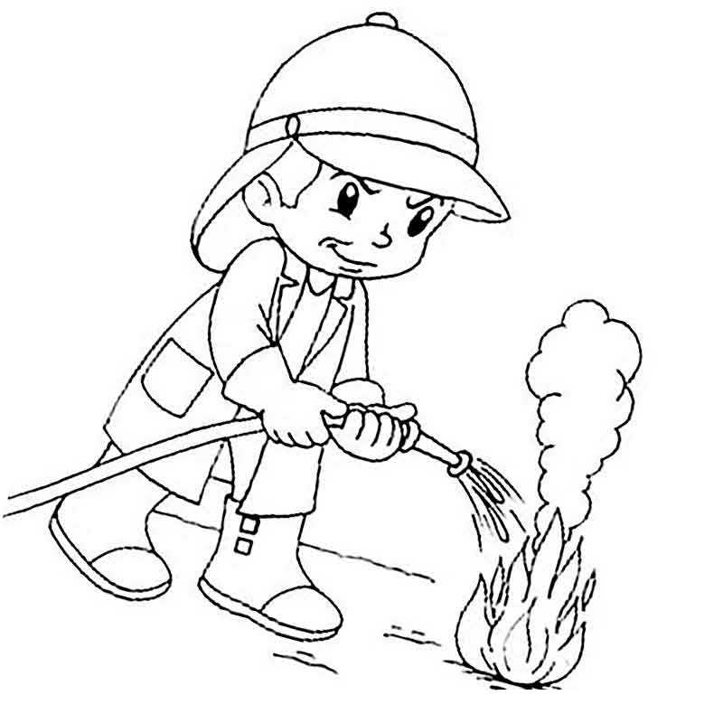 пожарный ребенок