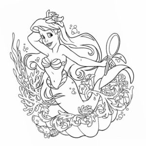 принцесса Диснея русалочка Ариэль