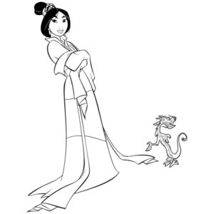 Принцесса Мулан и маленький дракон Мушу