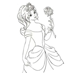 принцесса с розой
