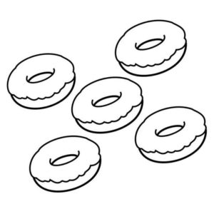 пять пончиков